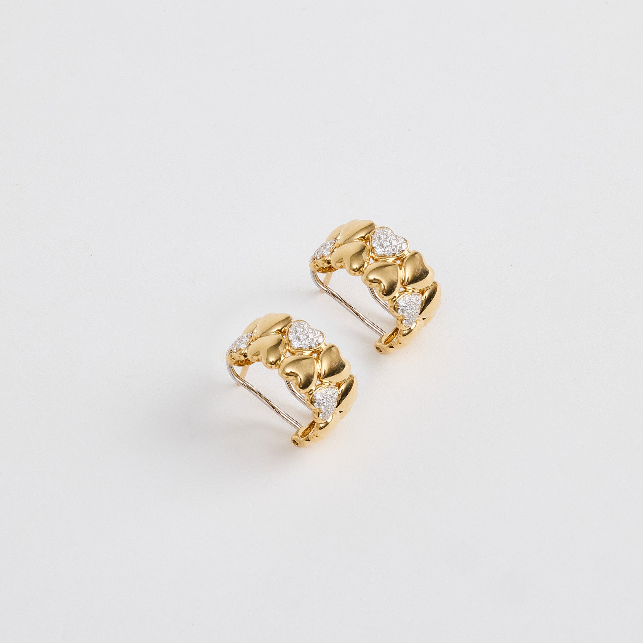 Golden Wave Hoops