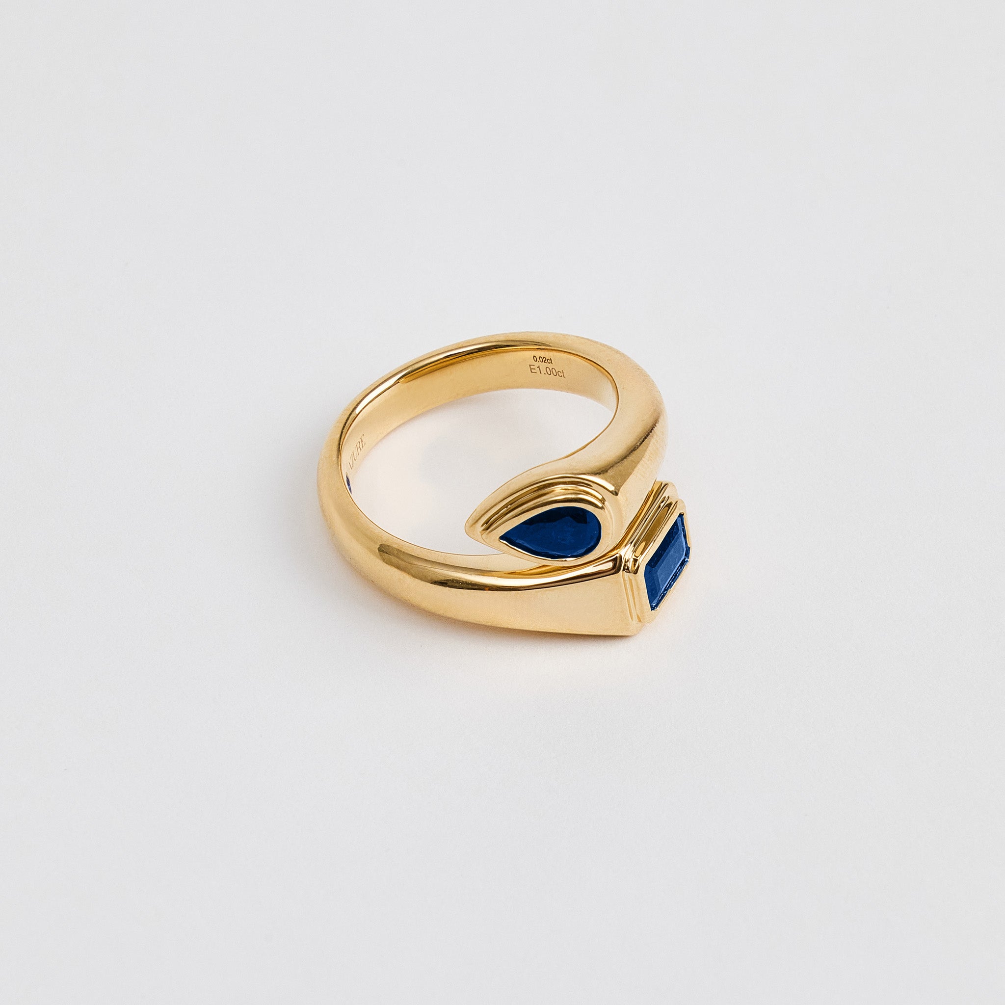 Emerald Duo Ring