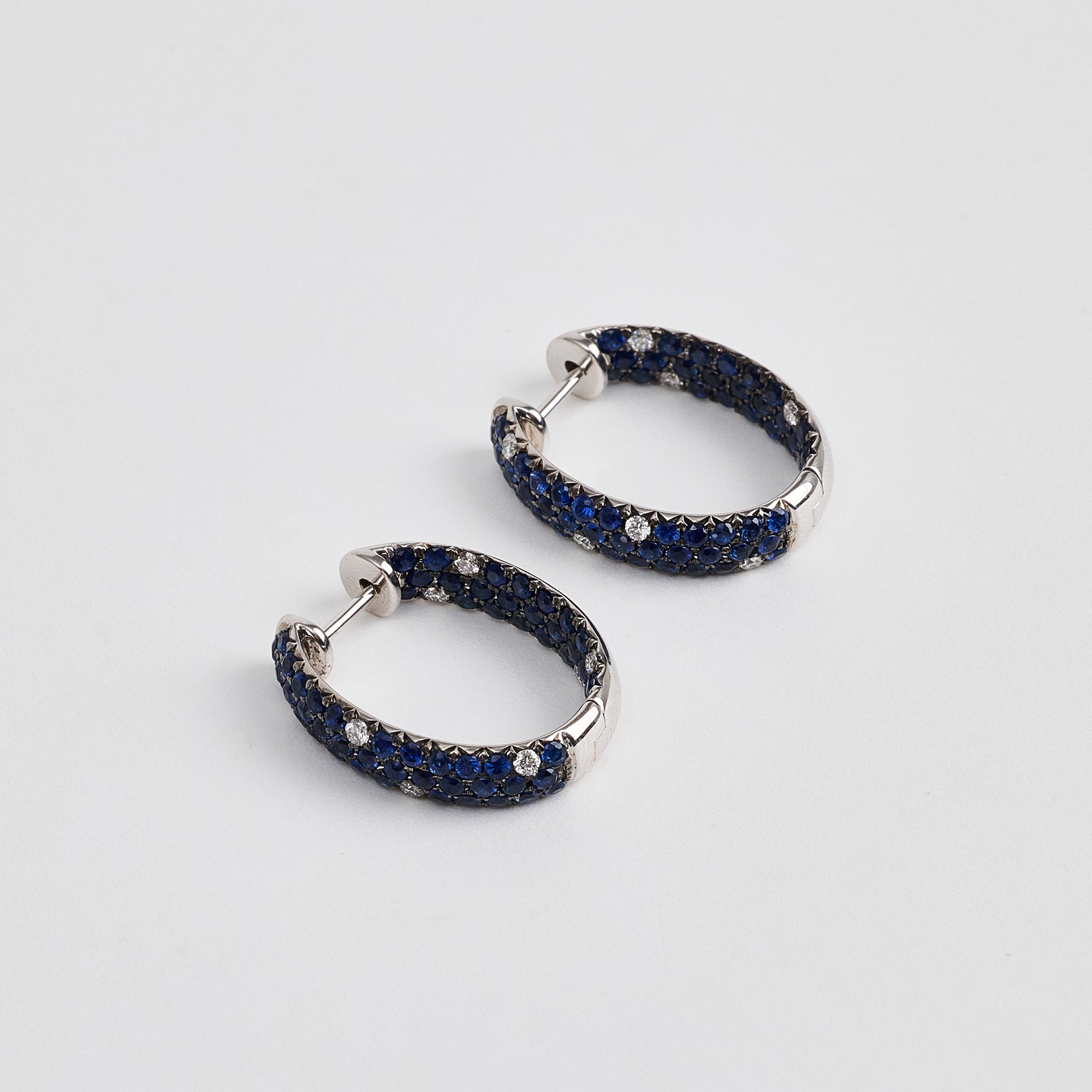 Blue Sapphire Earrings