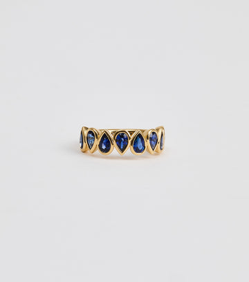 Blue Sapphire Eternity Ring 2