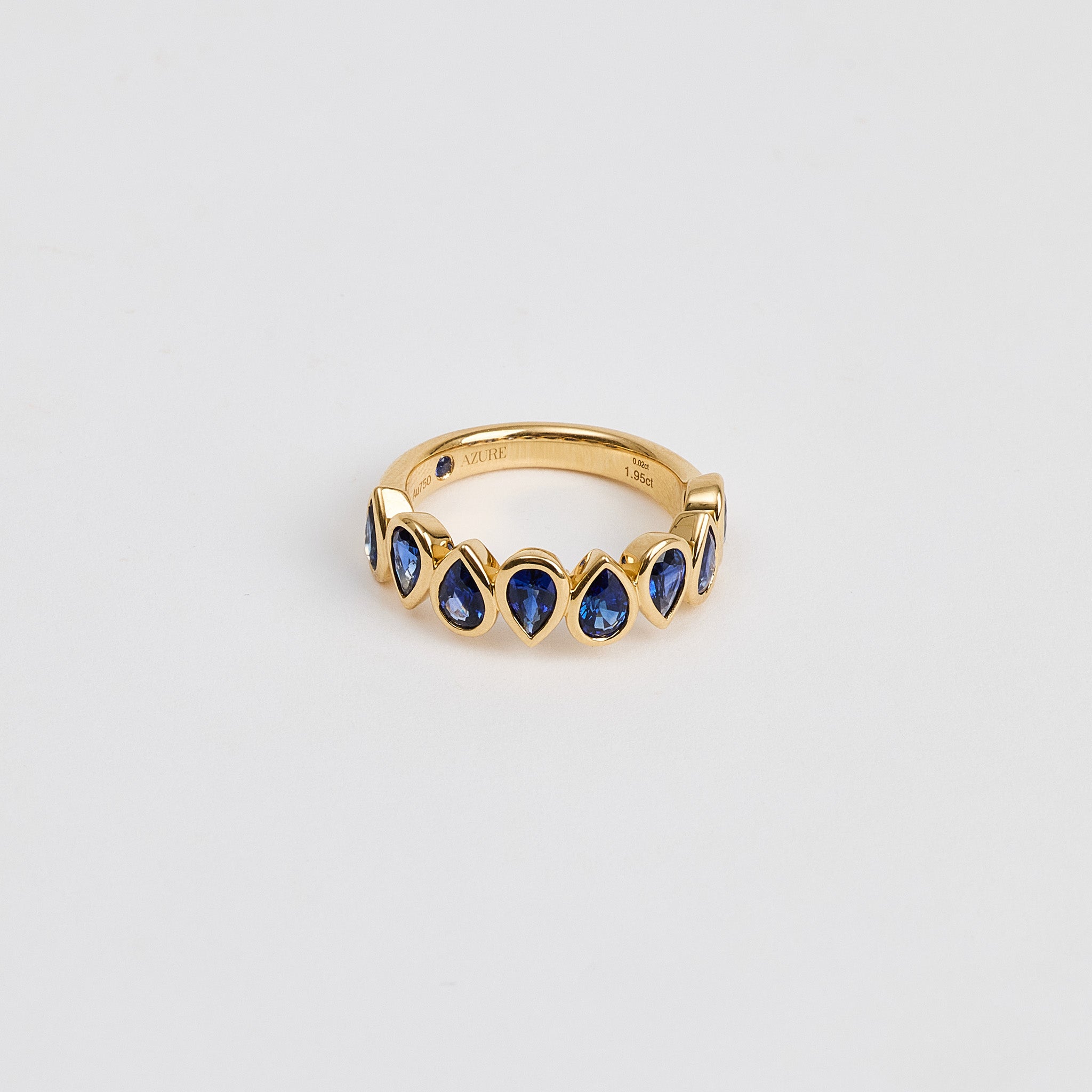 Blue Sapphire Eternity Ring