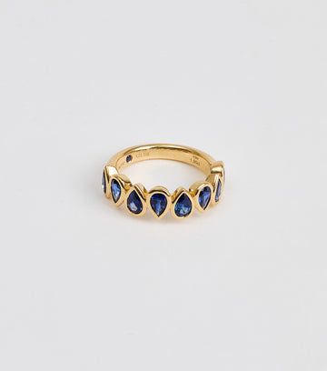 Blue Sapphire Eternity Ring 1
