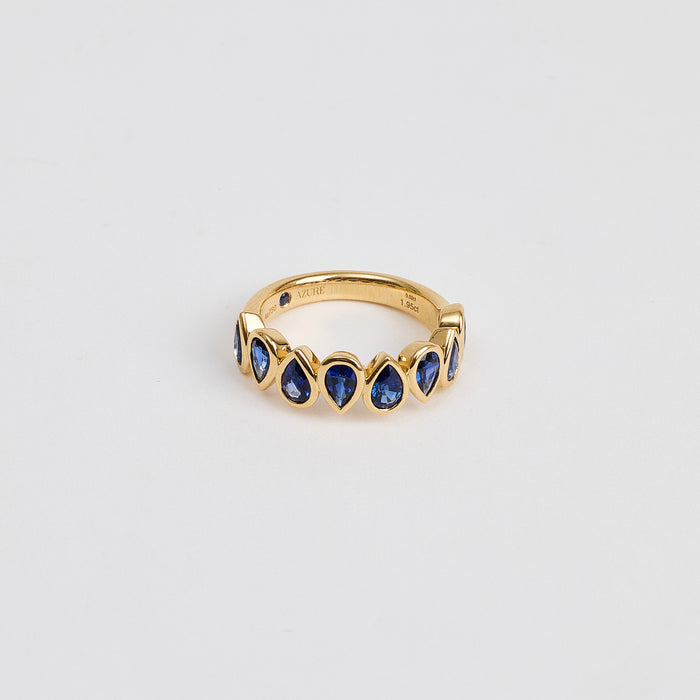 Blue Sapphire Eternity Ring