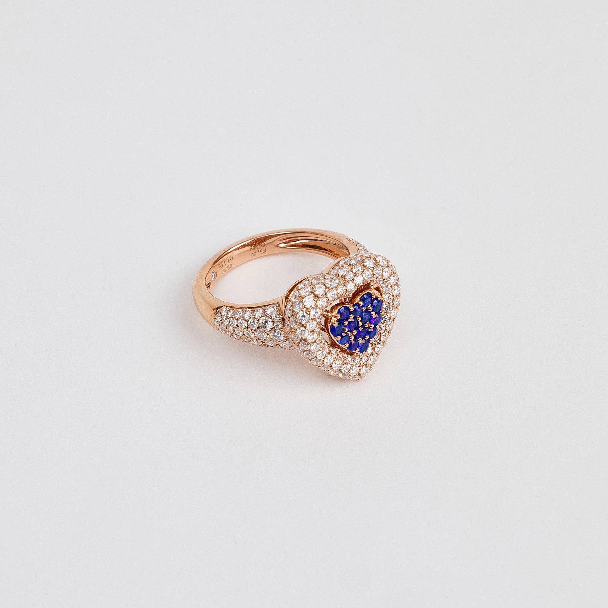 Heart Ruby Statement Ring