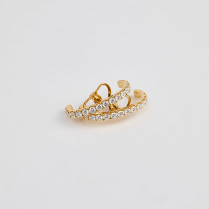 Diamond Hoop Earrings