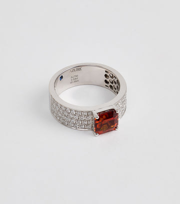 Fanta Stone & Diamond Ring 3