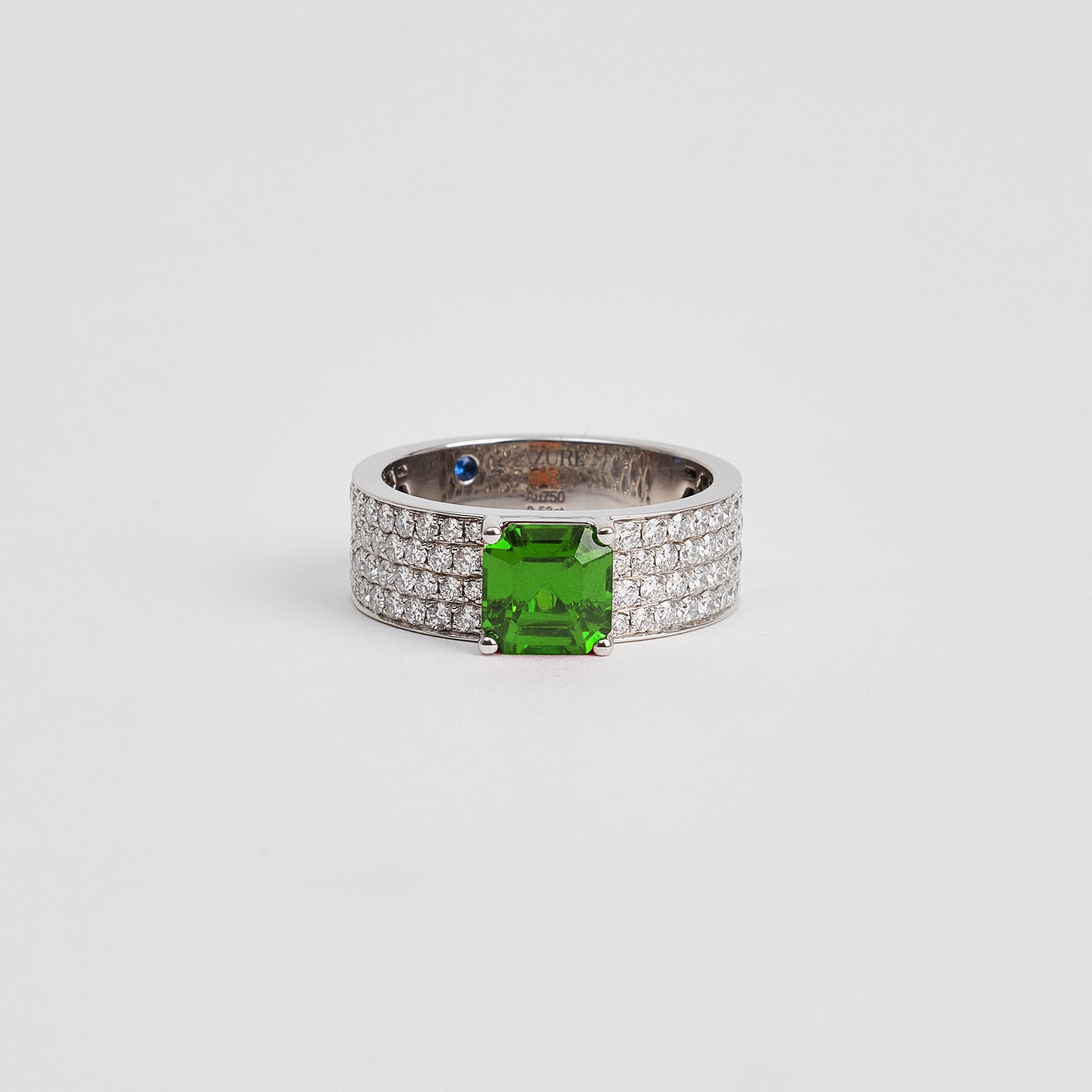 Fanta Stone & Diamond Ring