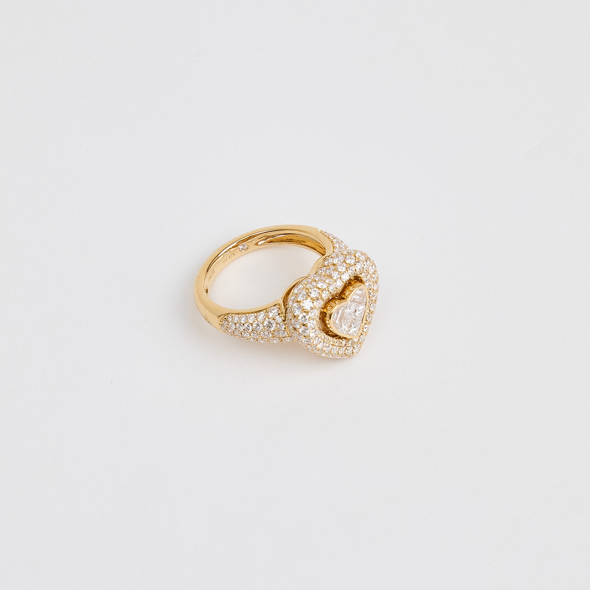 Heart Diamond Ring