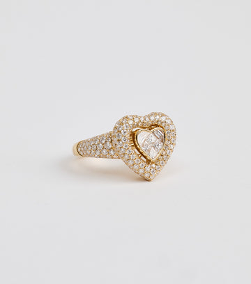 Heart Diamond Ring 1
