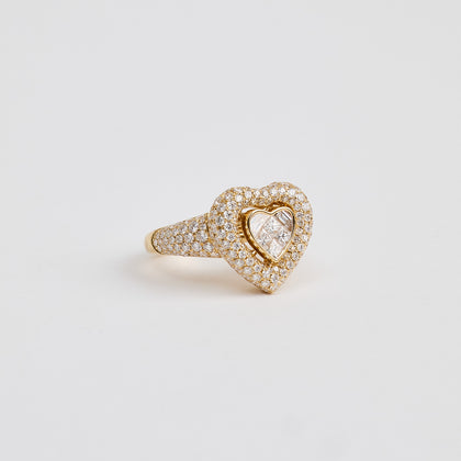 Heart Diamond Ring