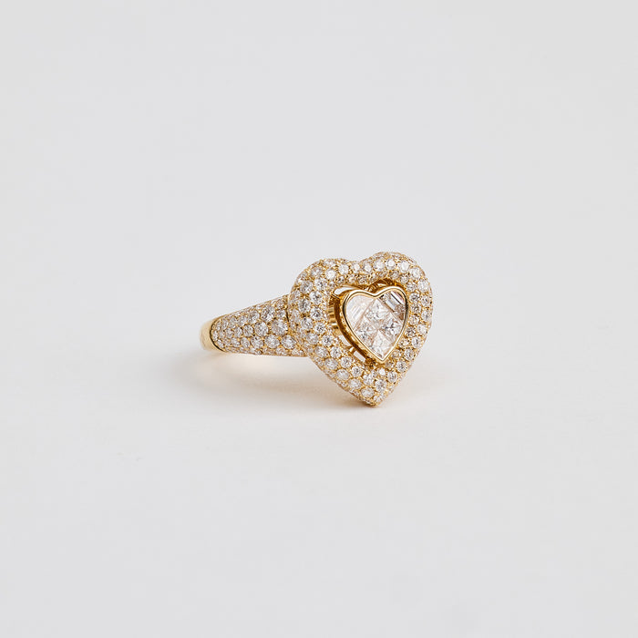 Heart Diamond Ring