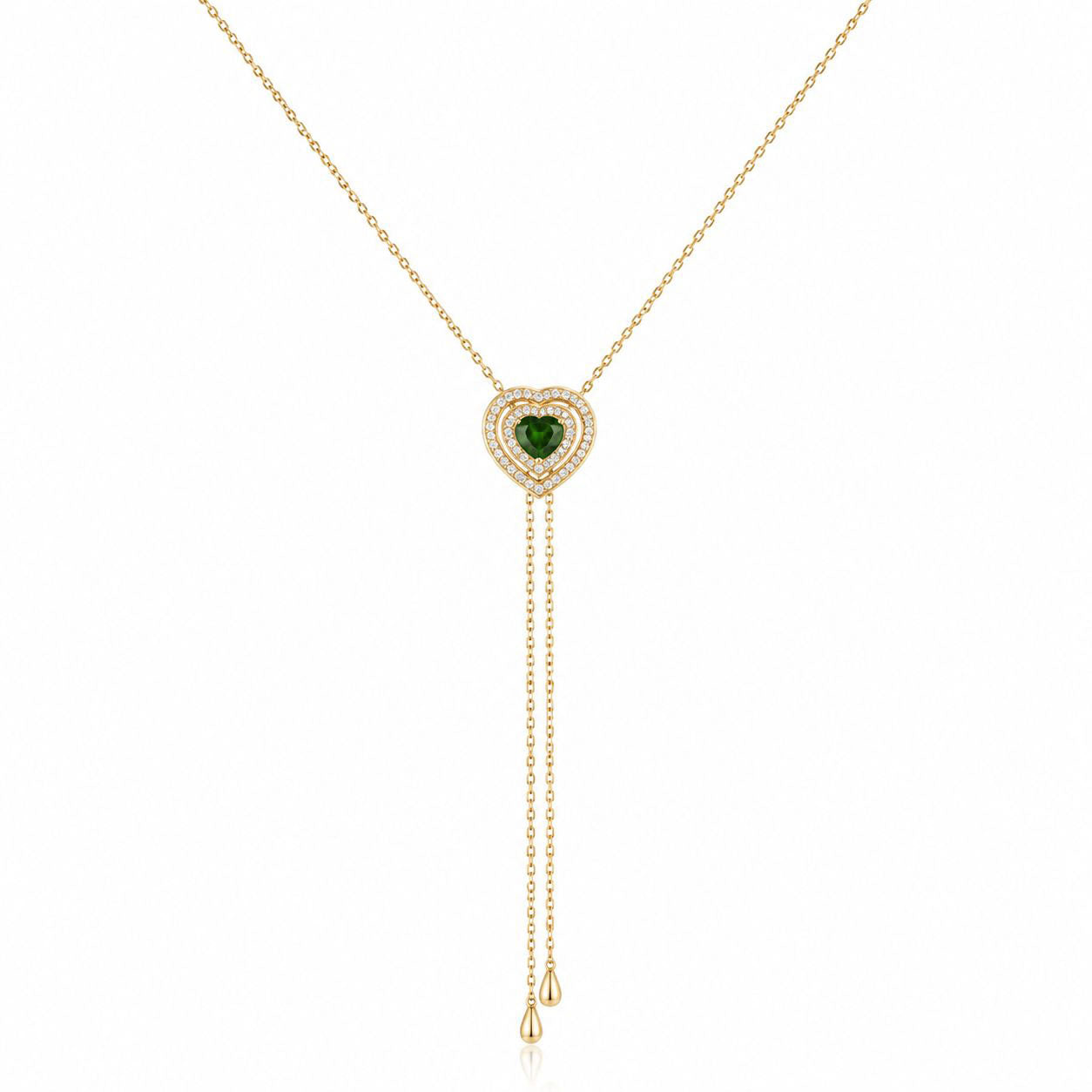 ruby modular necklace