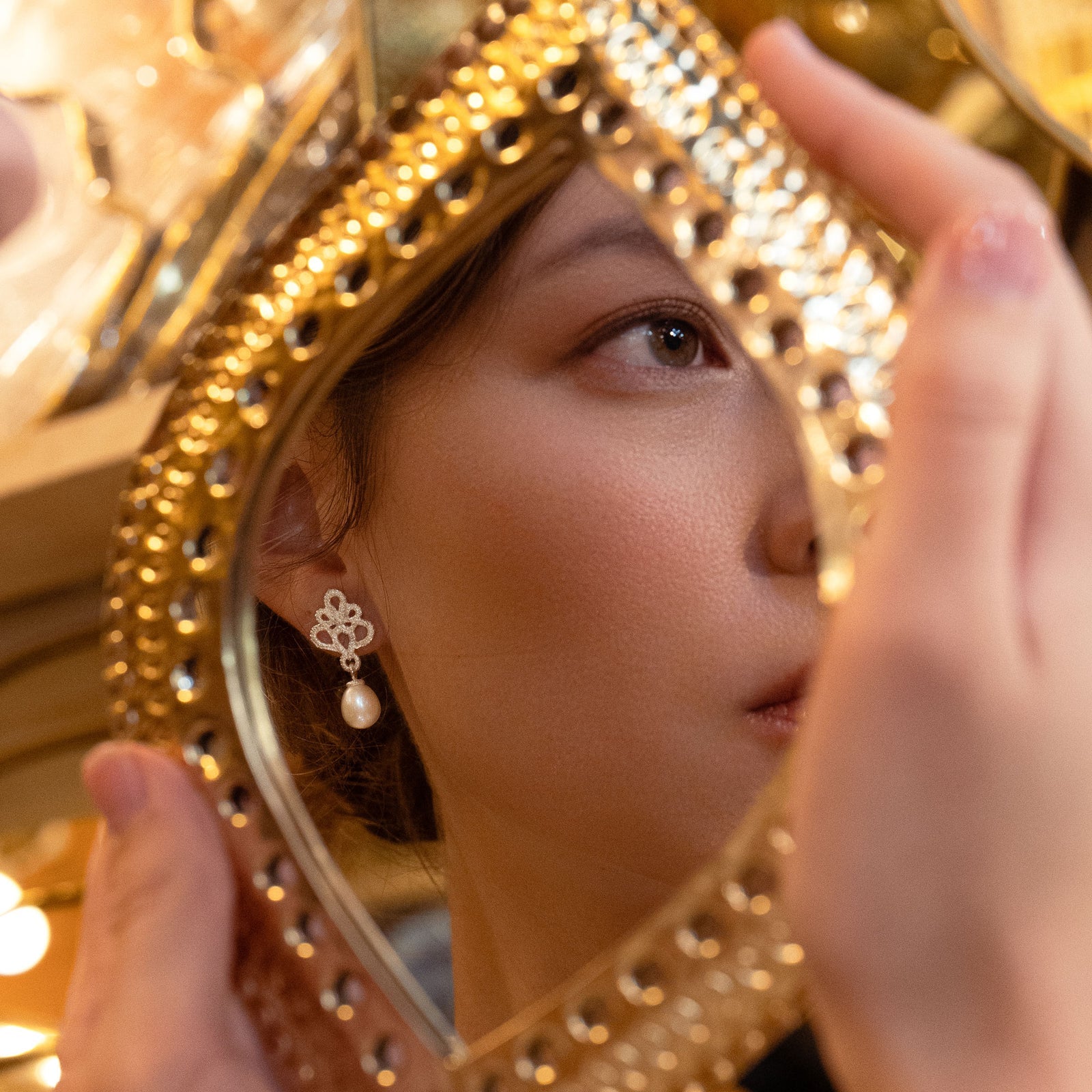 Earrings Medea Pearl