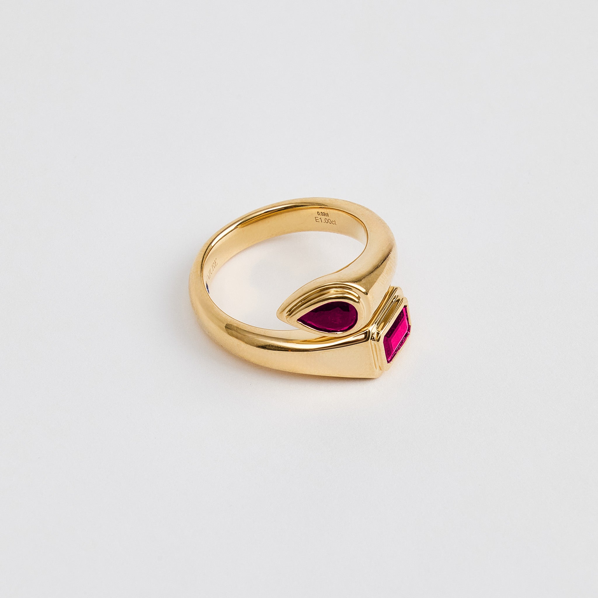 Emerald Duo Ring