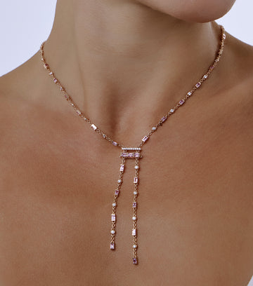 Azure Sapphire Convertible Necklace 1