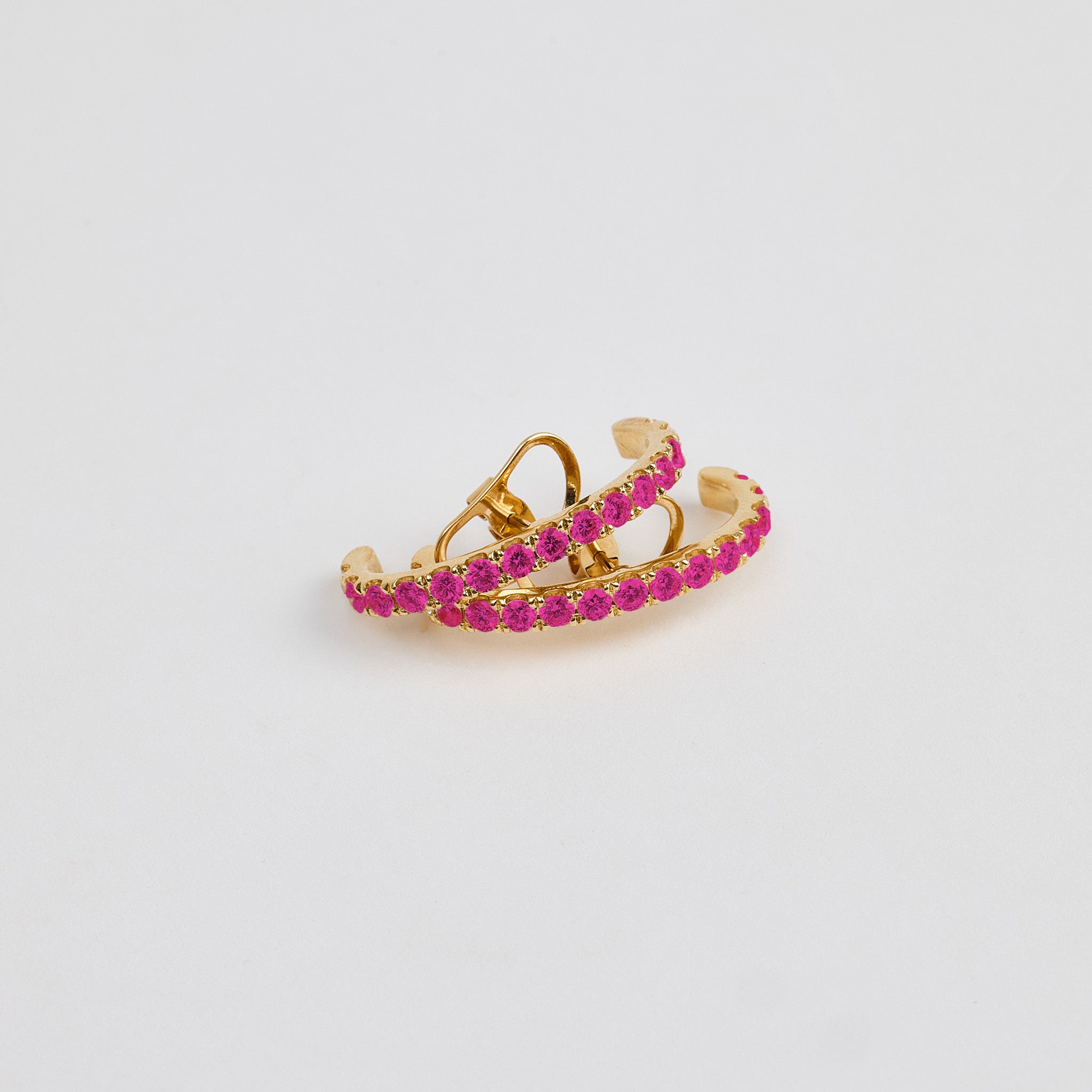 Diamond Hoop Earrings