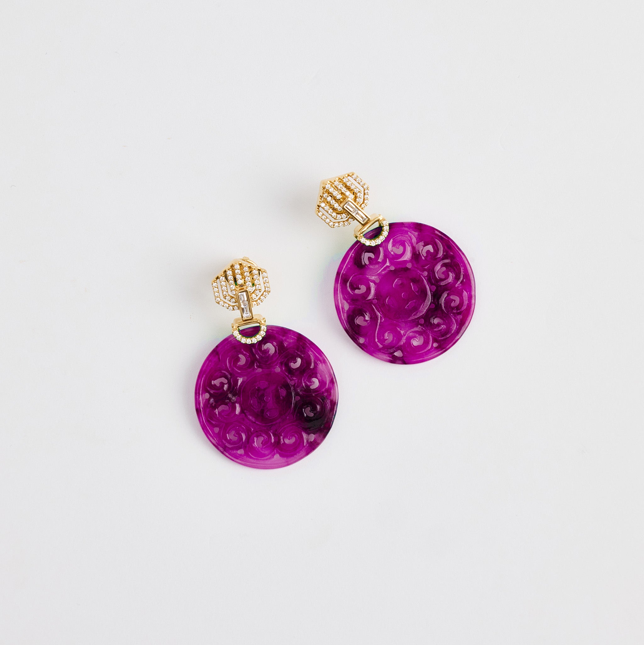 Emerald Soleil Earrings