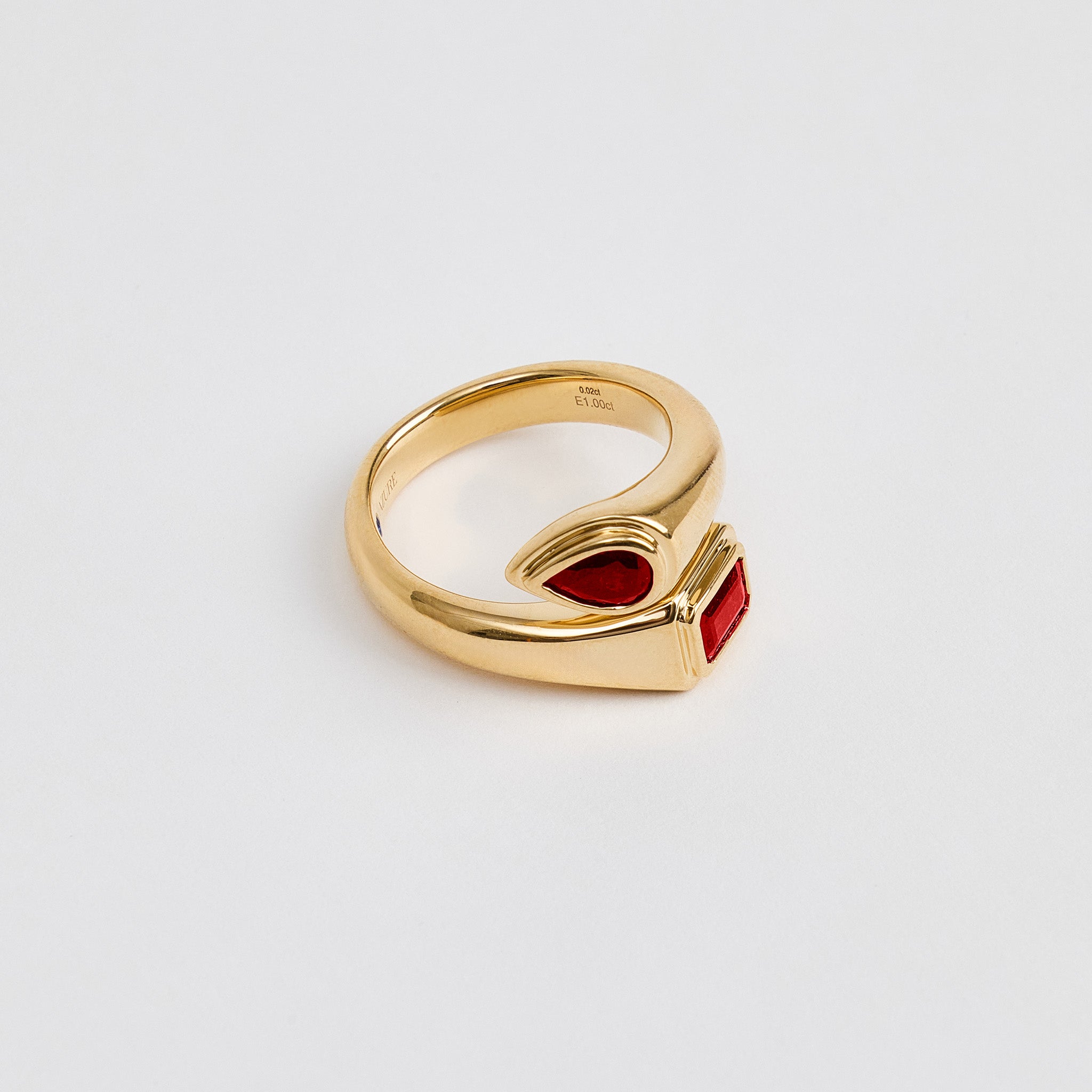 Emerald Duo Ring