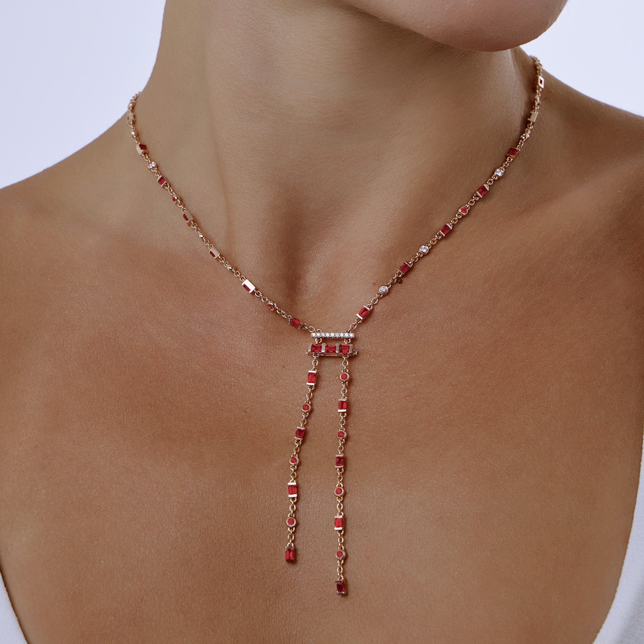 Azure Sapphire Convertible Necklace