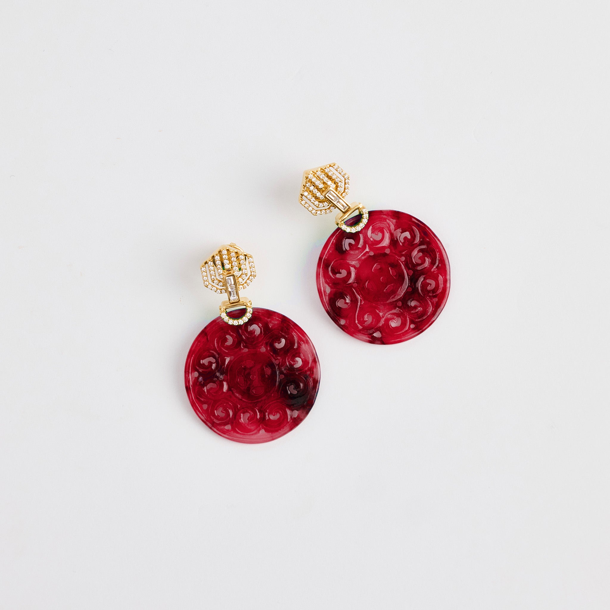 Emerald Soleil Earrings