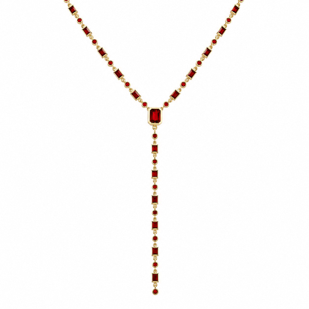 emerald modular necklace