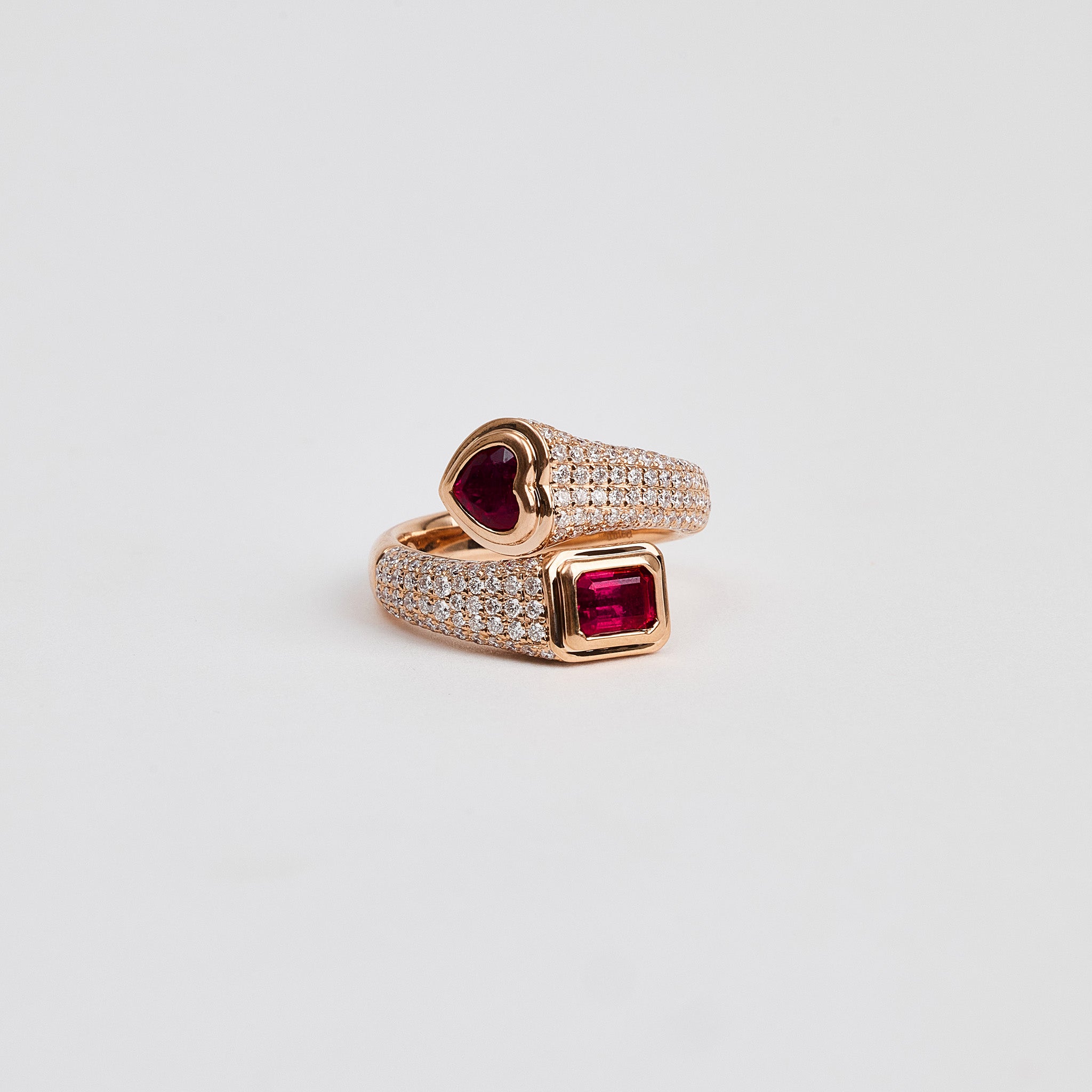 Ruby Duo Ring