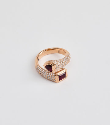 Ruby Duo Ring 3