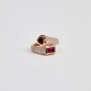 Ruby Duo Ring