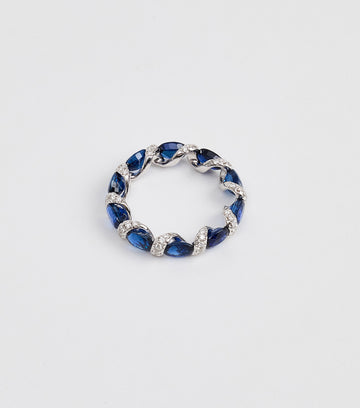 Royal Blue Sapphire Ring 1