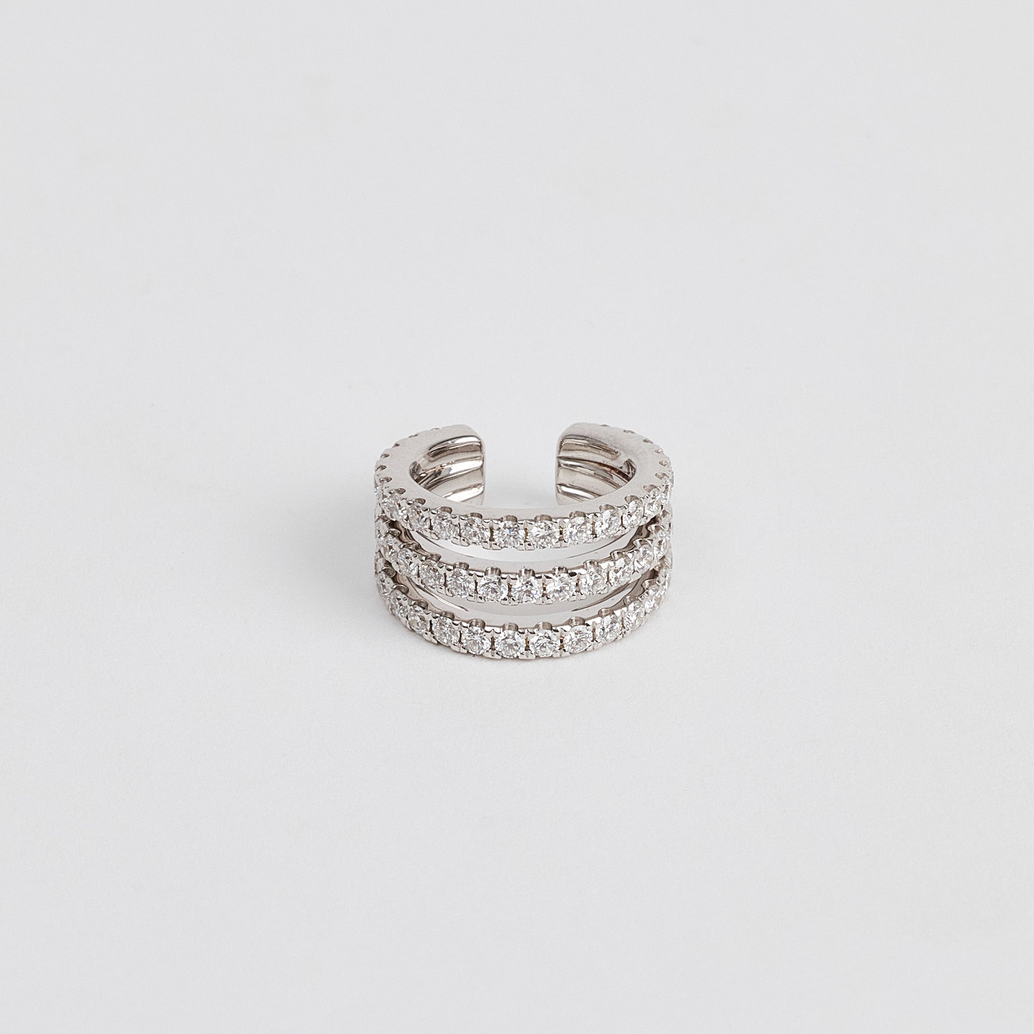 Diamond Stud Earrings White Gold