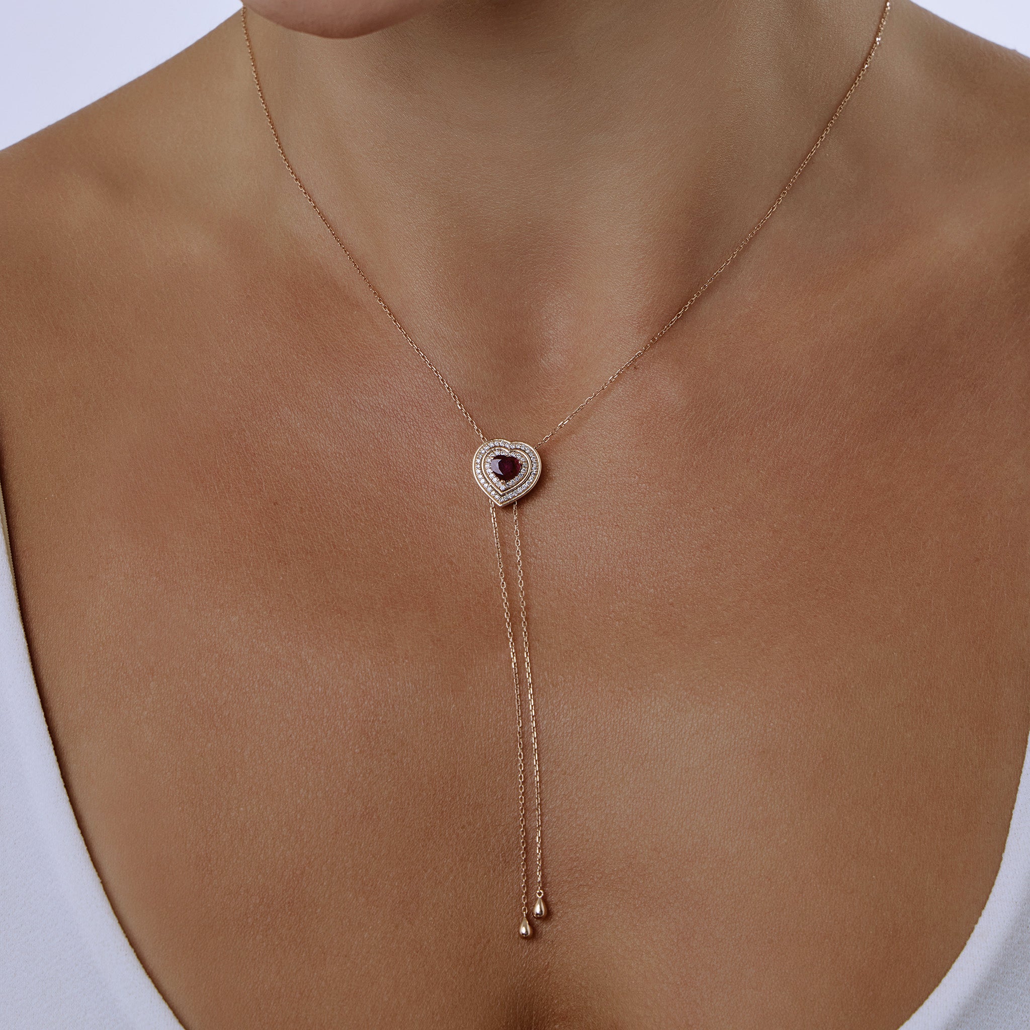 Azure Drop Necklace