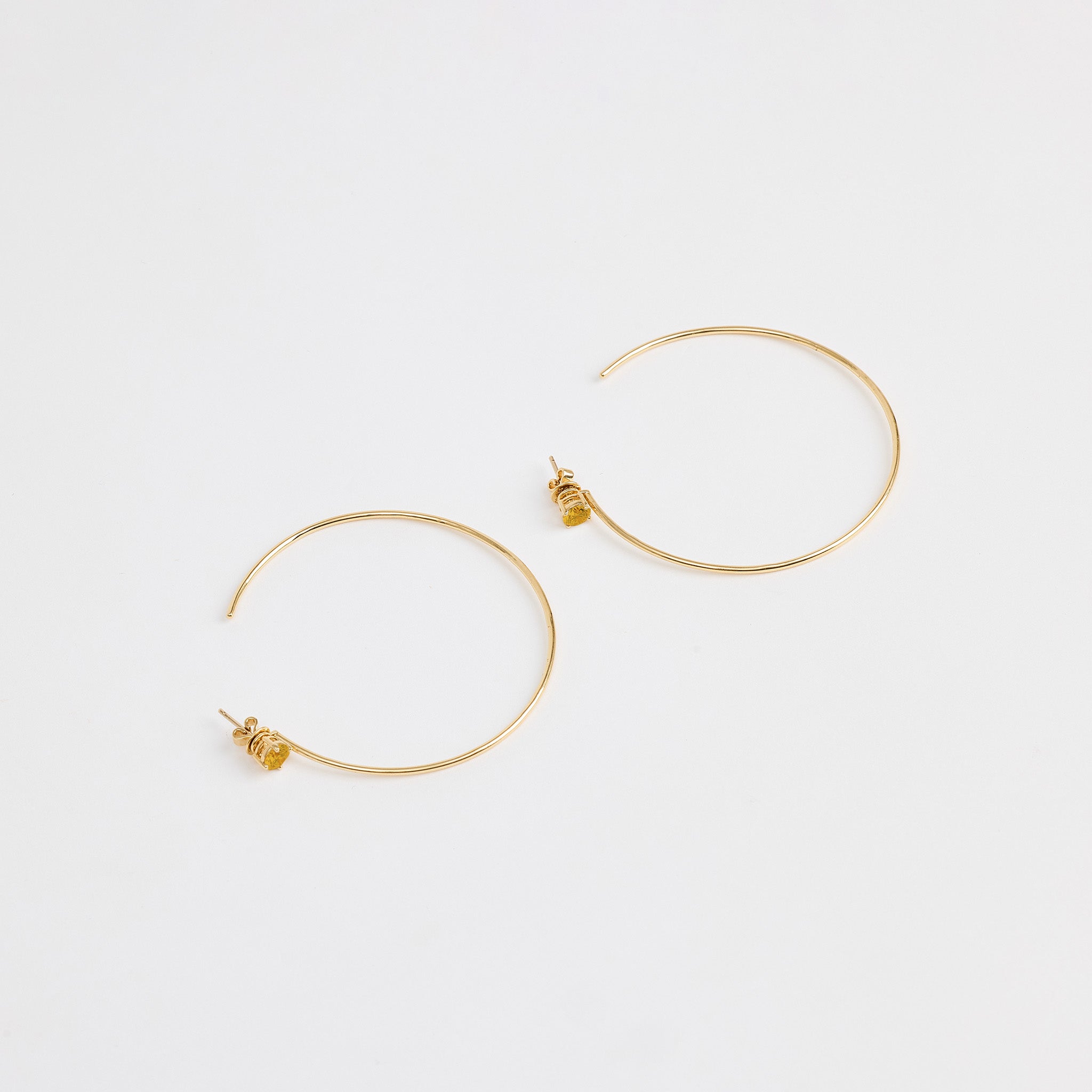 Azure Petite Hoops