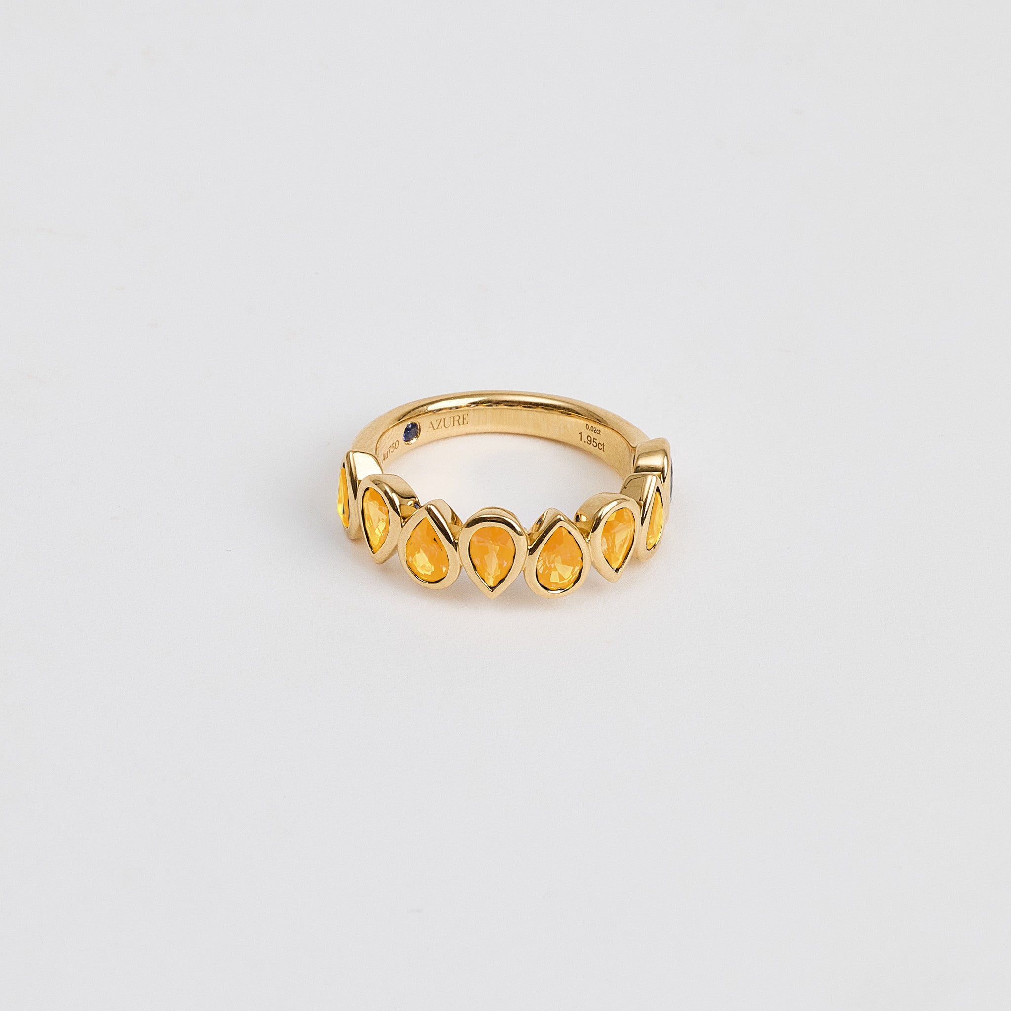 Blue Sapphire Eternity Ring