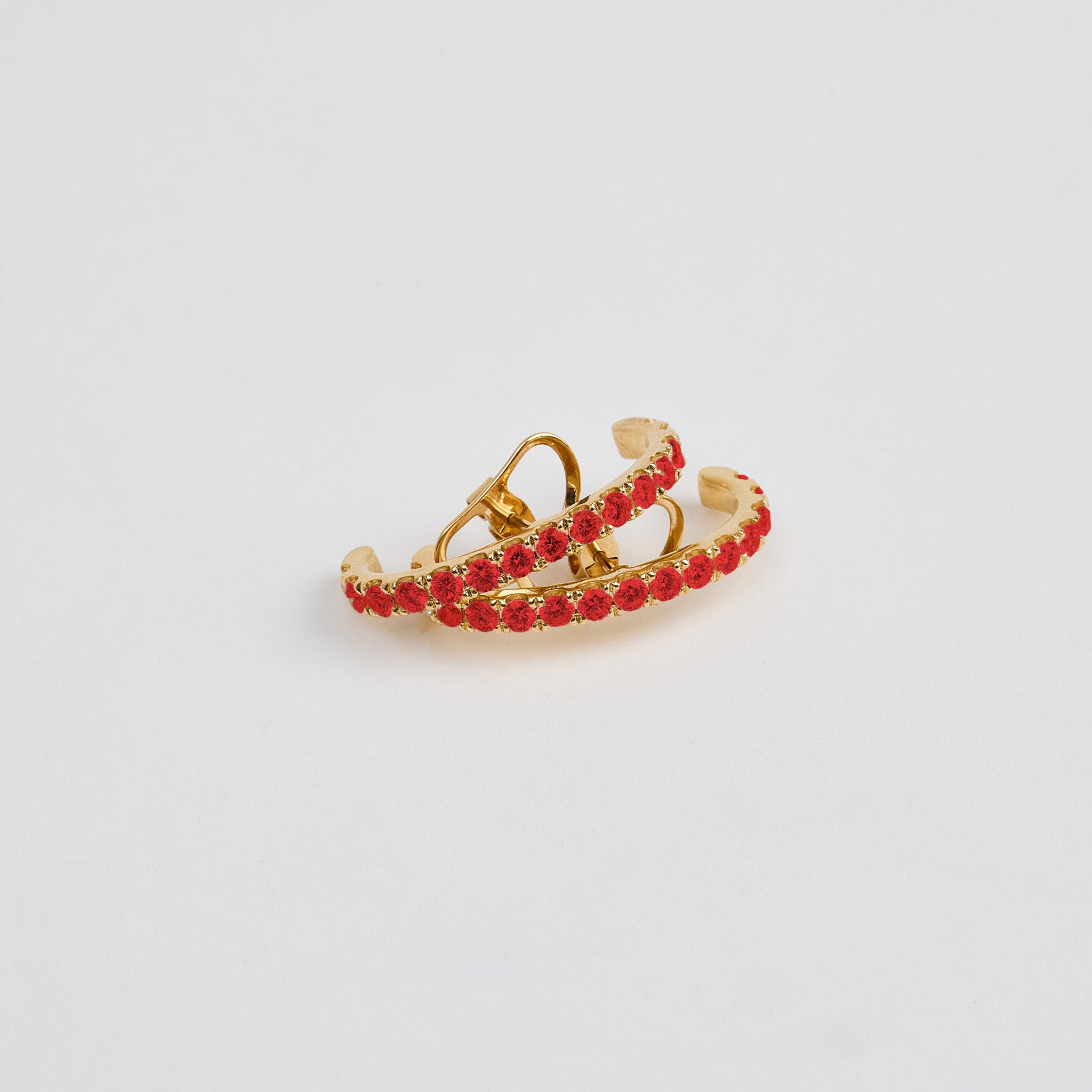 Diamond Hoop Earrings