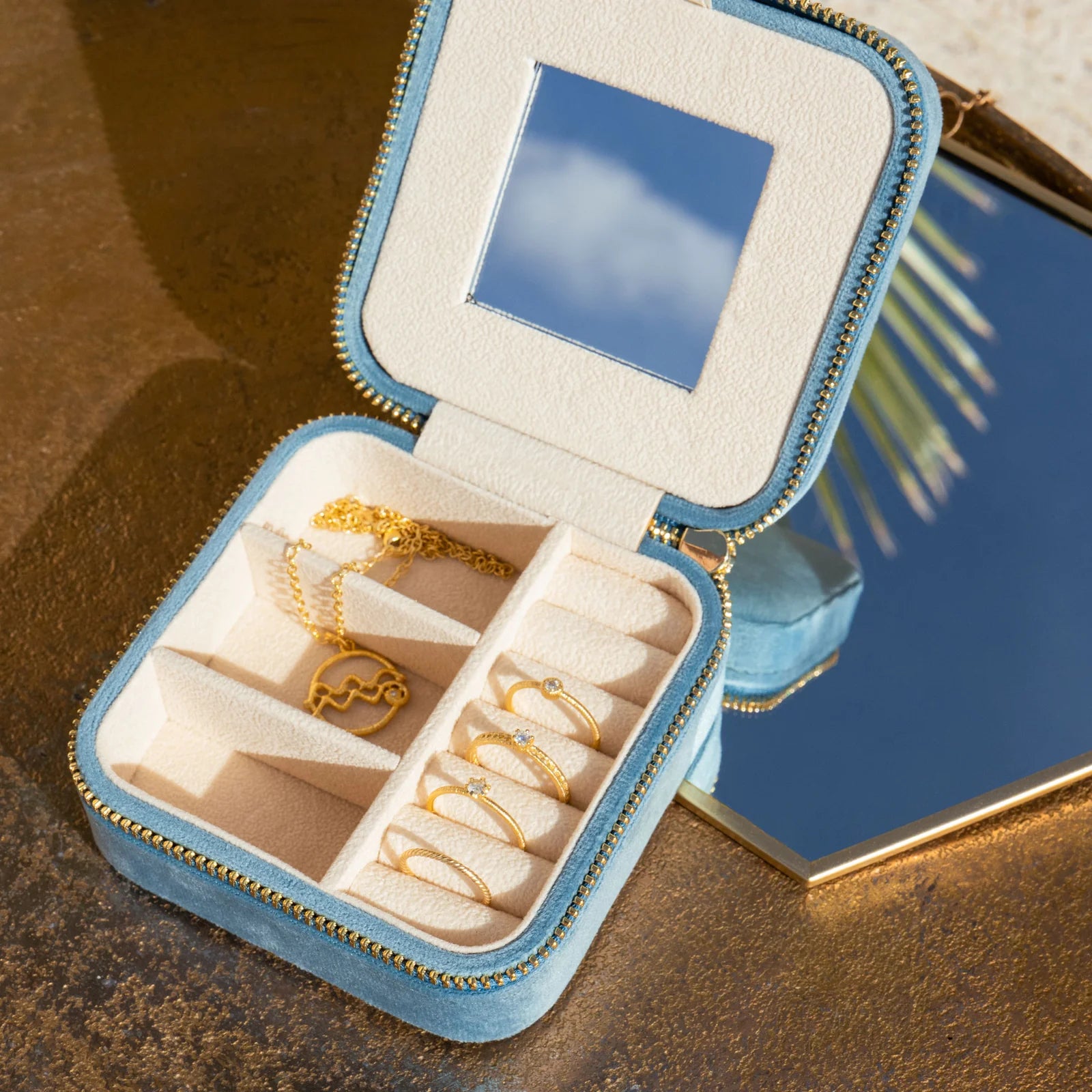 Velvet travel case
