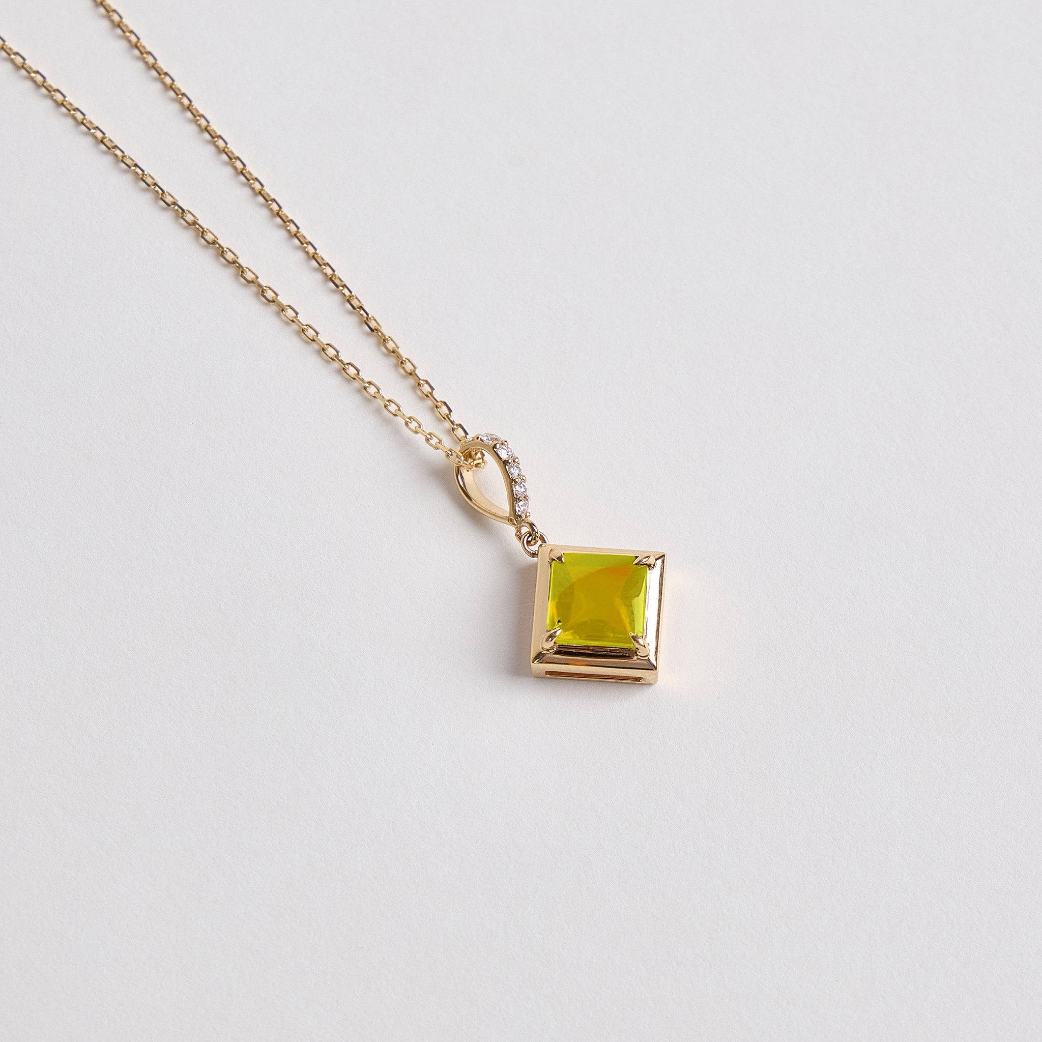 Azure Initial Necklace