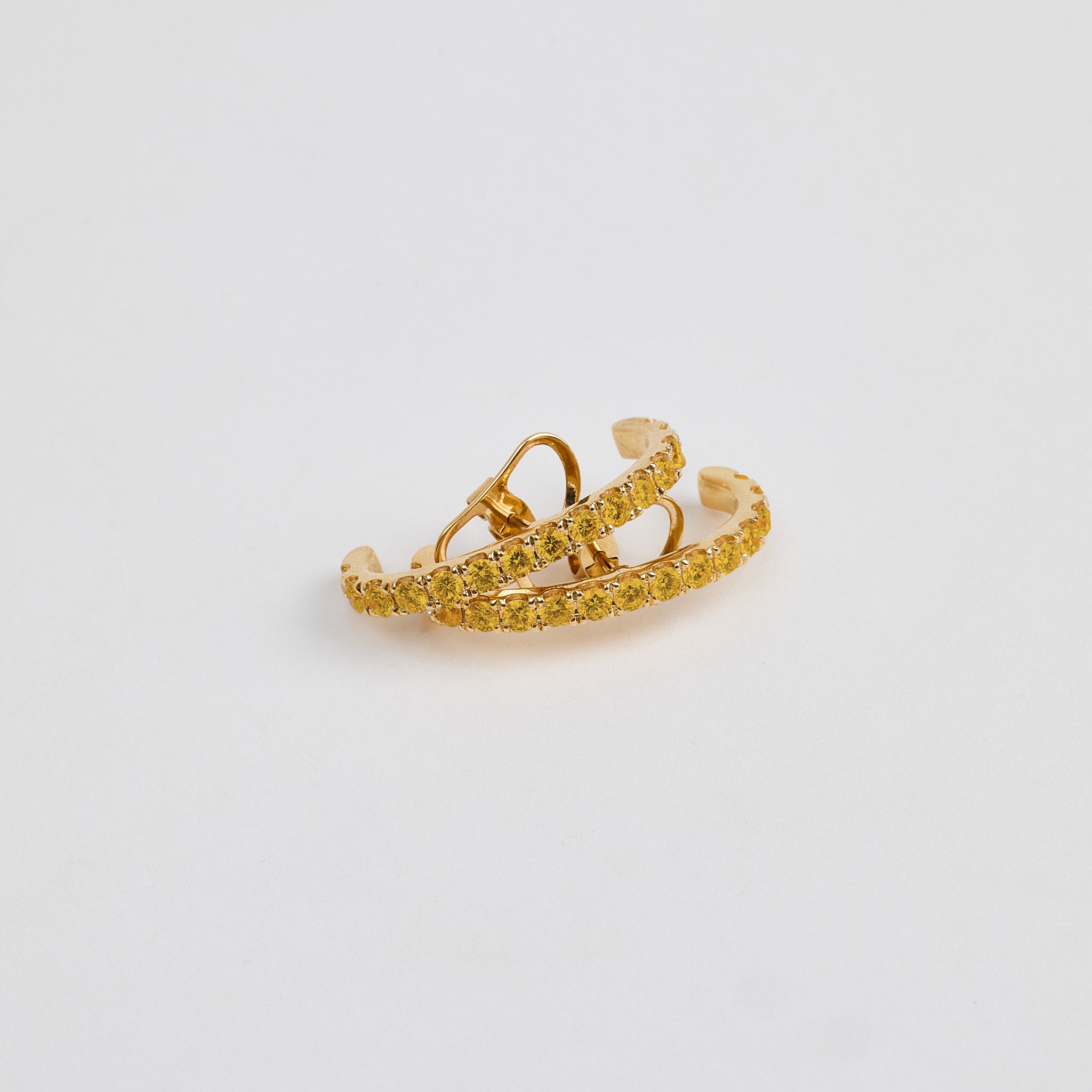 Diamond Hoop Earrings